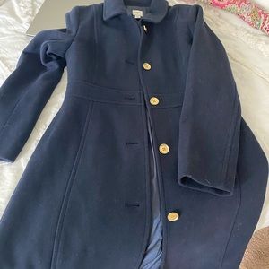 Wool dress coat